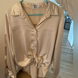Princess Polly satin shirt